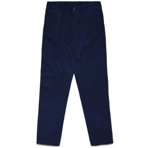 Pantaloni Robe di Kappa Uomo Blu Cary Peached Gabardine