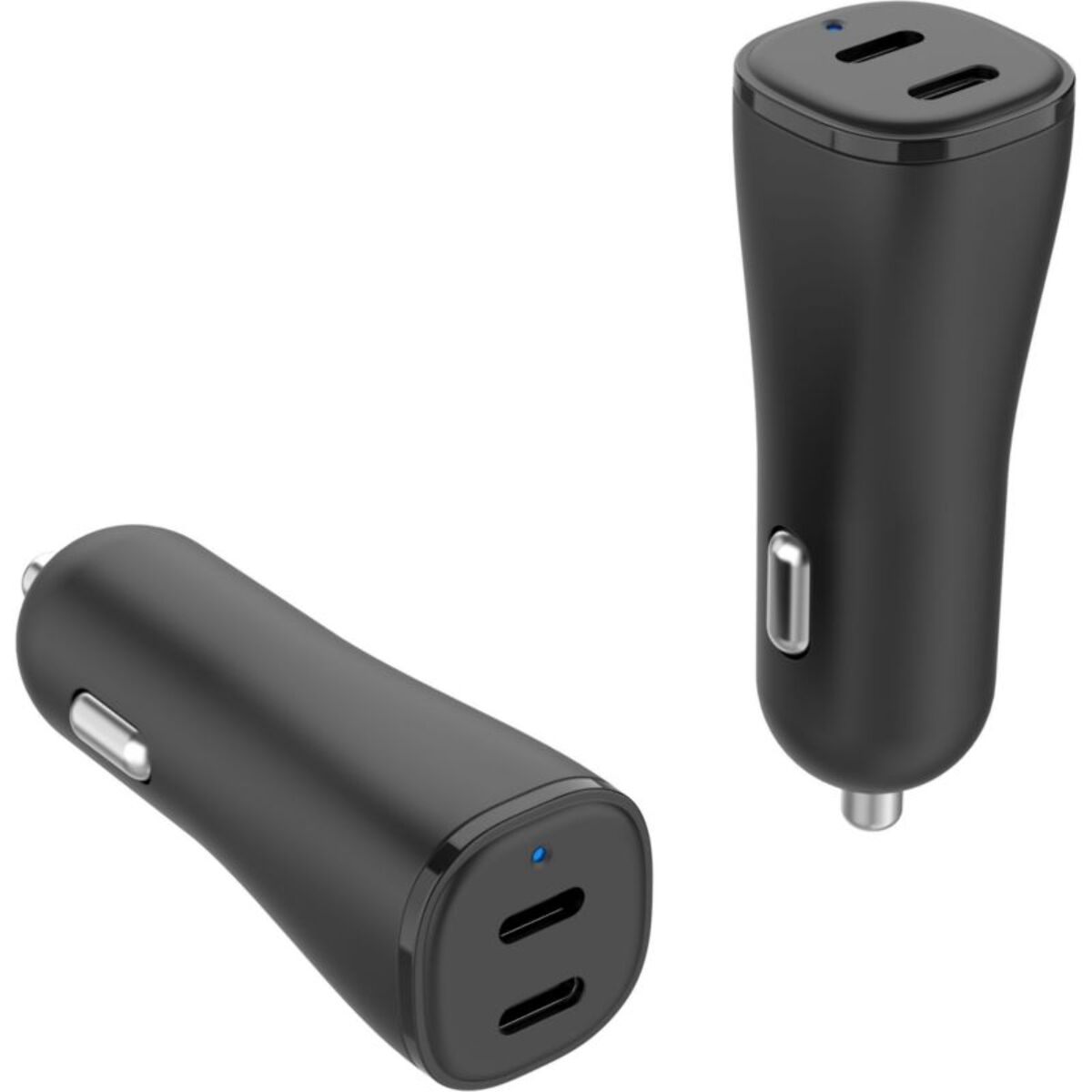Chargeur allume cigare ESSENTIELB 40W 2x USB-C noir