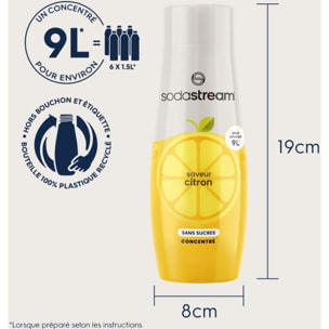 Concentré SODASTREAM CITRON SANS SUCRES 440ml