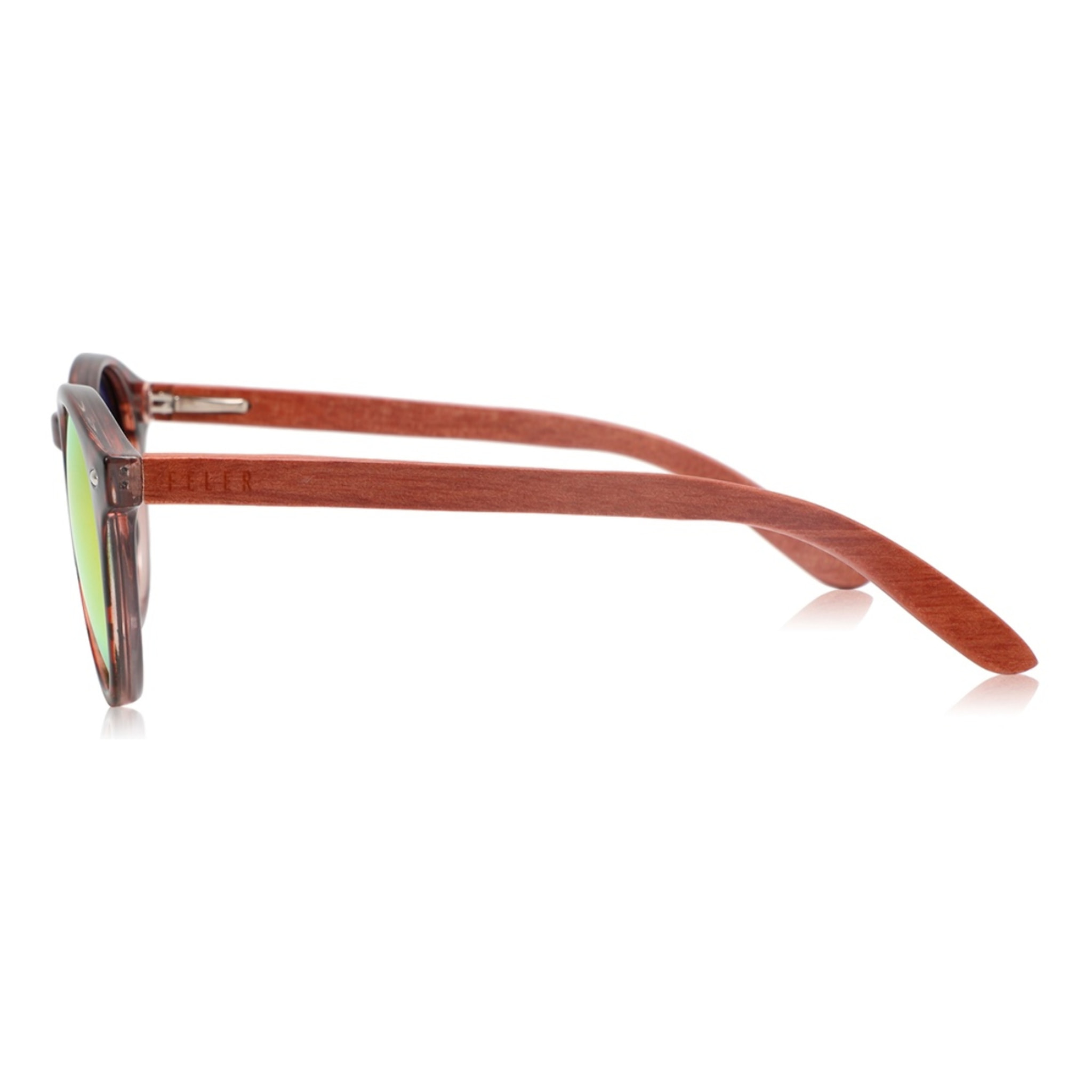 Gafas de Sol Feler 1537M-5 Polarizadas de Madera Unisex 50 mm