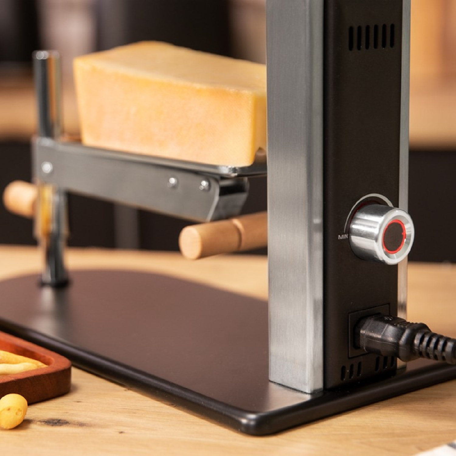 Cecotec Raclette Grill Cheese&Grill 6000 Inox. 600 W, Design Élégant en Acier In