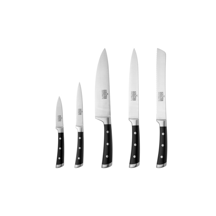 V Sabatier - Bloc Pro On-line 5 couteaux de cuisine