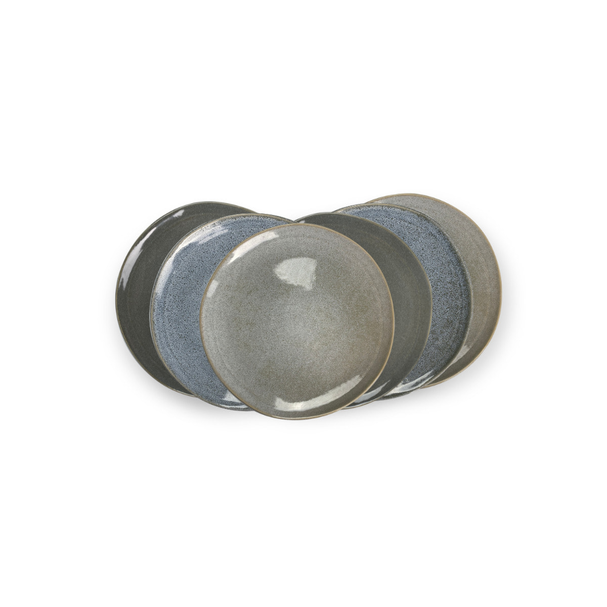 Lot de 6 assiettes à dessert, ZAO