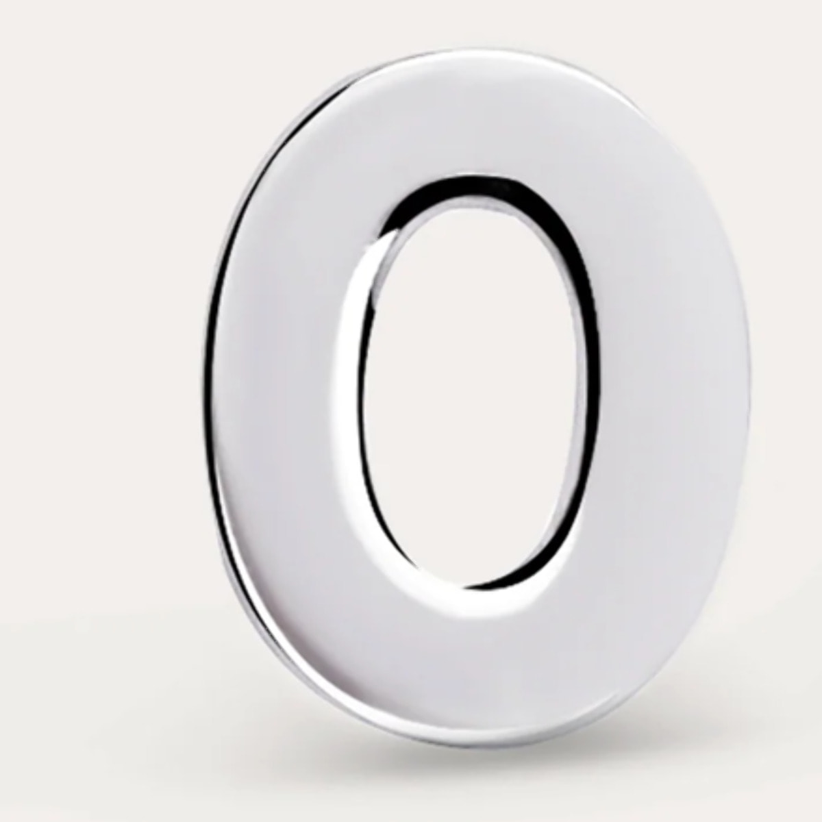 Orecchino Singolo Number in Argento