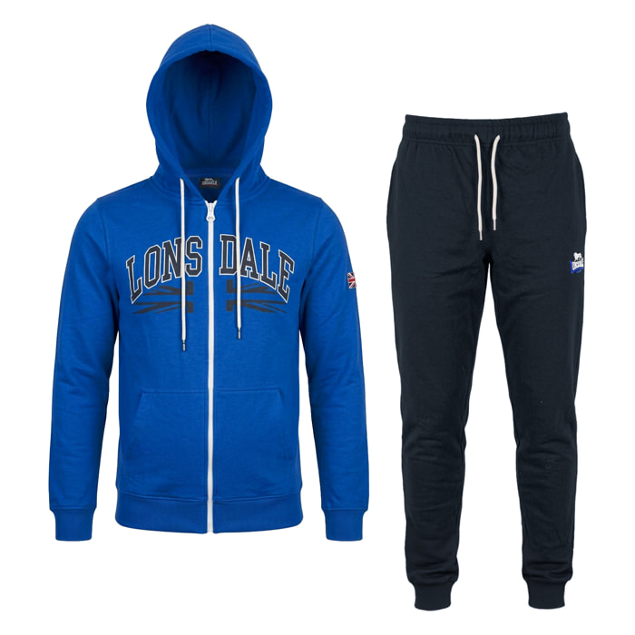 Tuta Uomo LONSDALE Cotone Primavera Full Zip