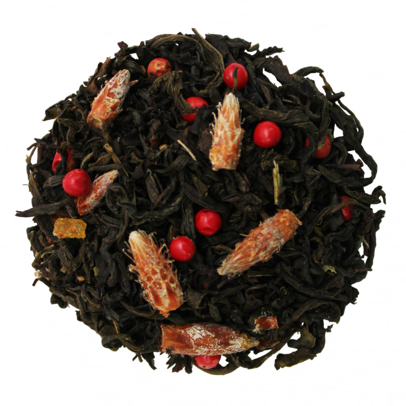 Au Coeur des Alpes - Thé Vert et Noir Alpin Bio - Vrac 1kg