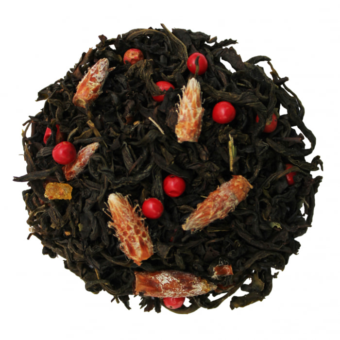 Au Coeur des Alpes - Thé Vert et Noir Alpin Bio - Vrac 1kg