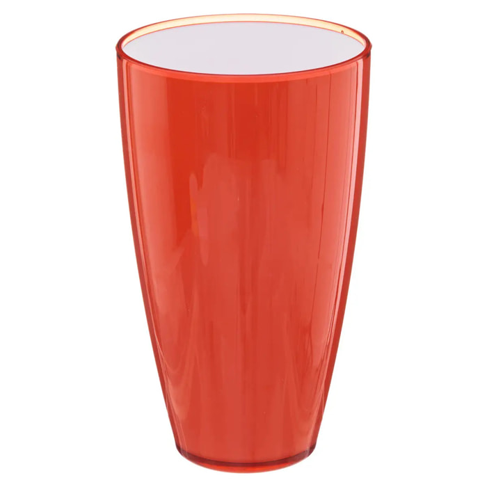 Verre 500ml Rose nacarat Square