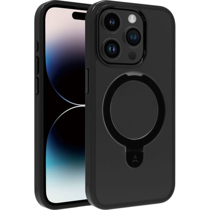 Coque ADEQWAT iPhone 15 Pro MagSafe 2 en 1  - Noir