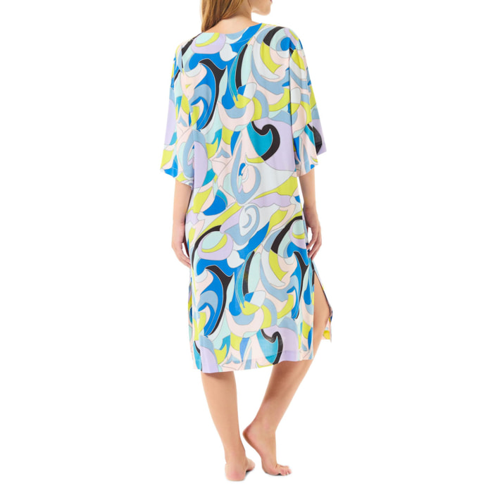 Vestido Viscosa Pico