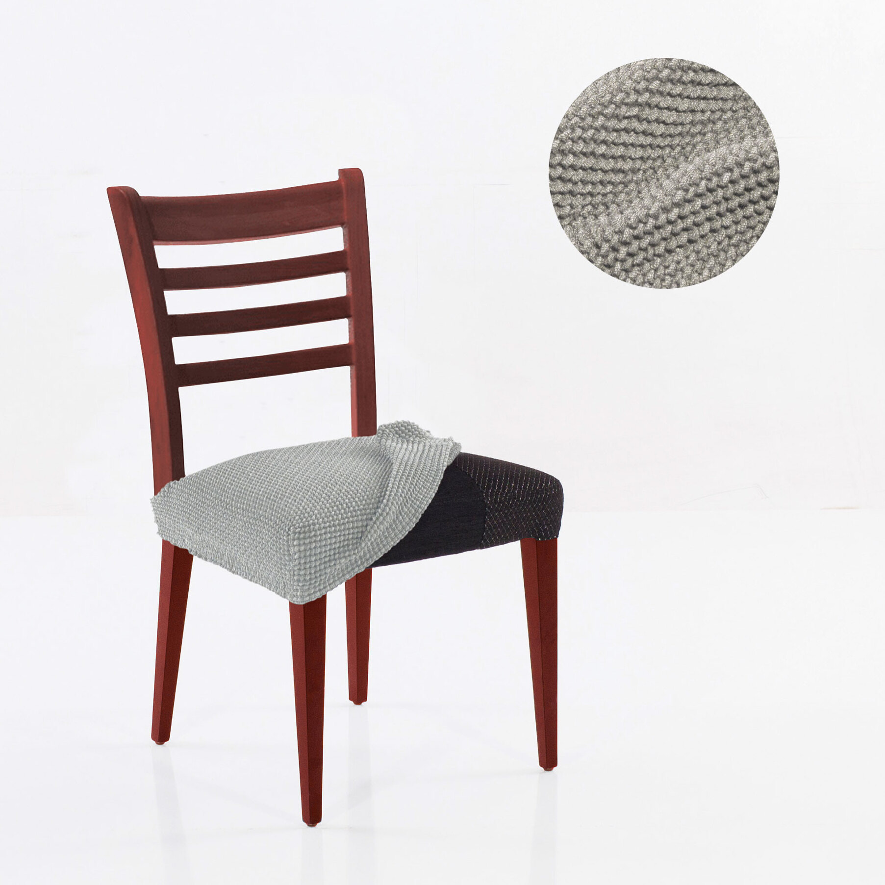 Funda Super Elástica para ASIENTO de SILLA pack2 unidades modelo HELENA