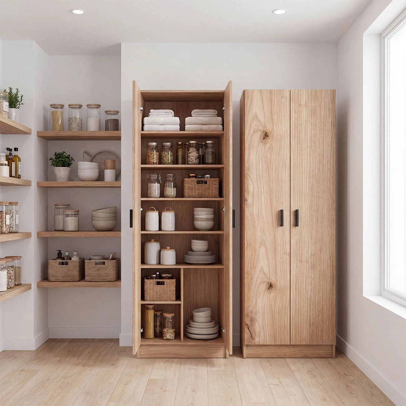 Armario de 2 puertas en alpine oak 60x180 cm Multi Useful Alpine Oak