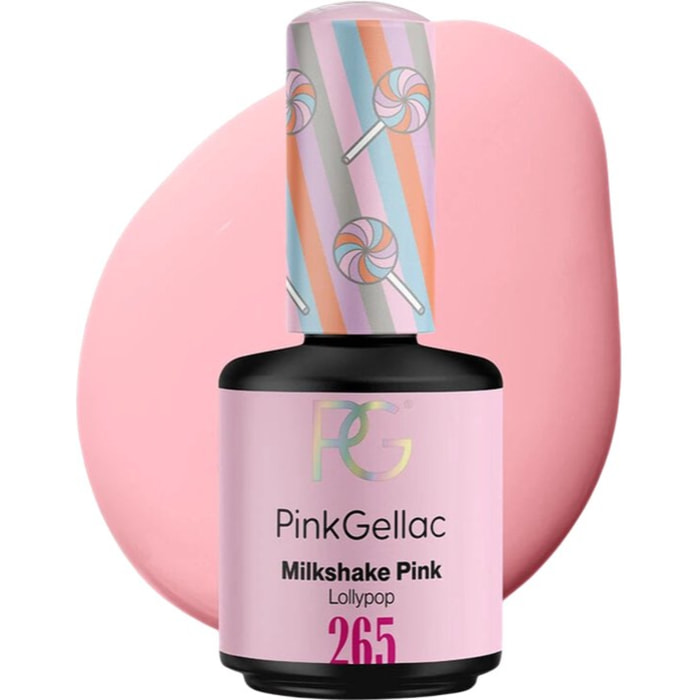 Vernis semi-permanent - 265 Milkshake Pink - 15 ml