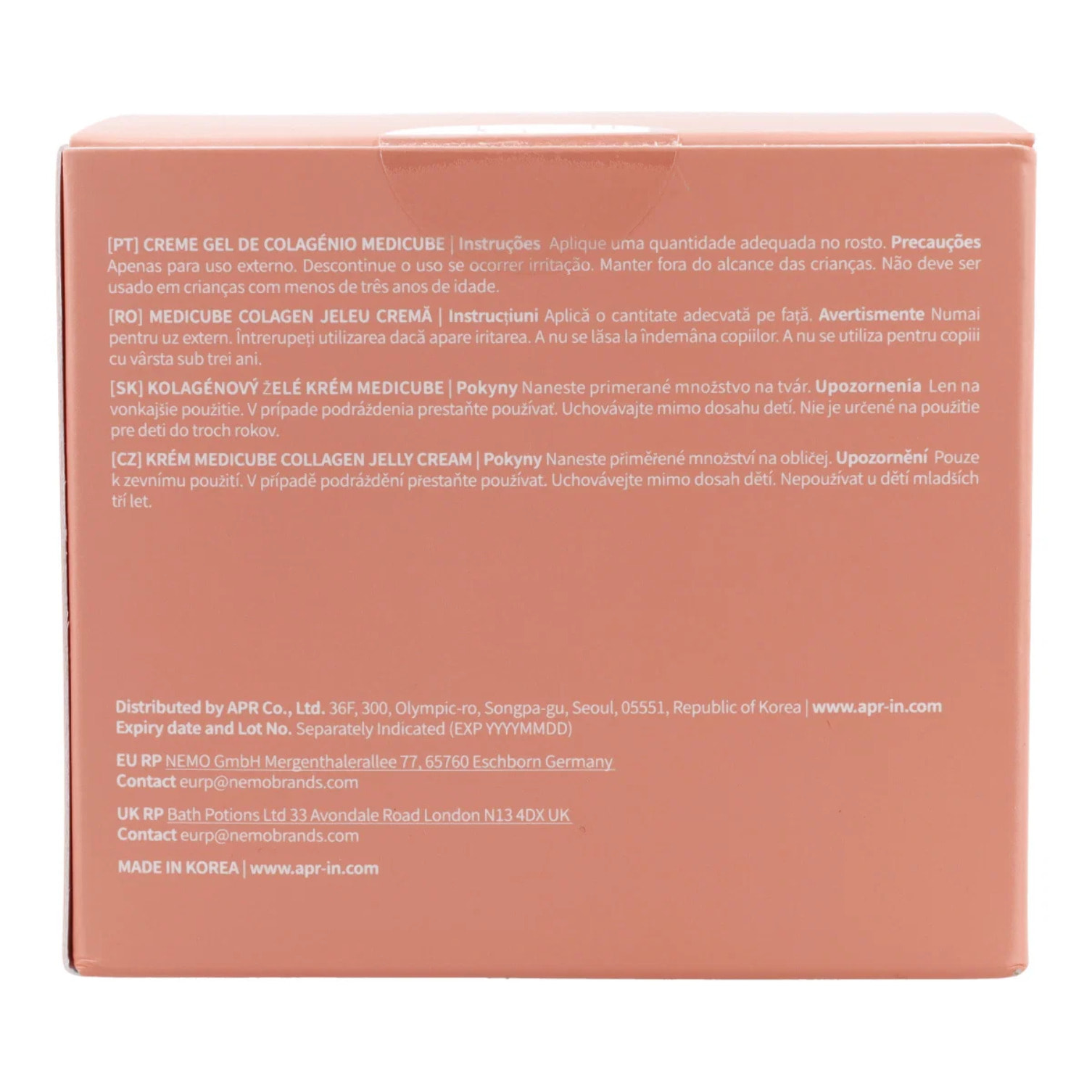 Crema facial Collagen Jelly Cream Medicube 110 ml