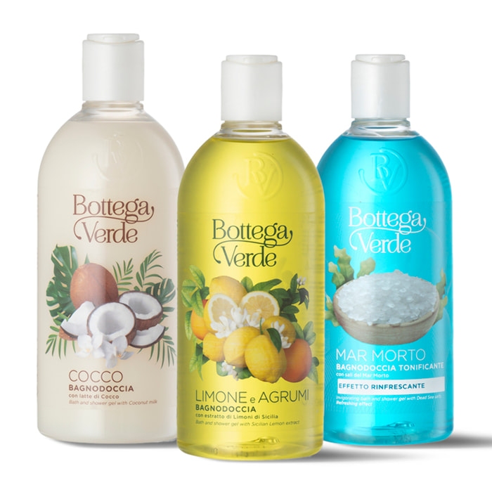 Confezione 3 Bagnodoccia (400 ml)