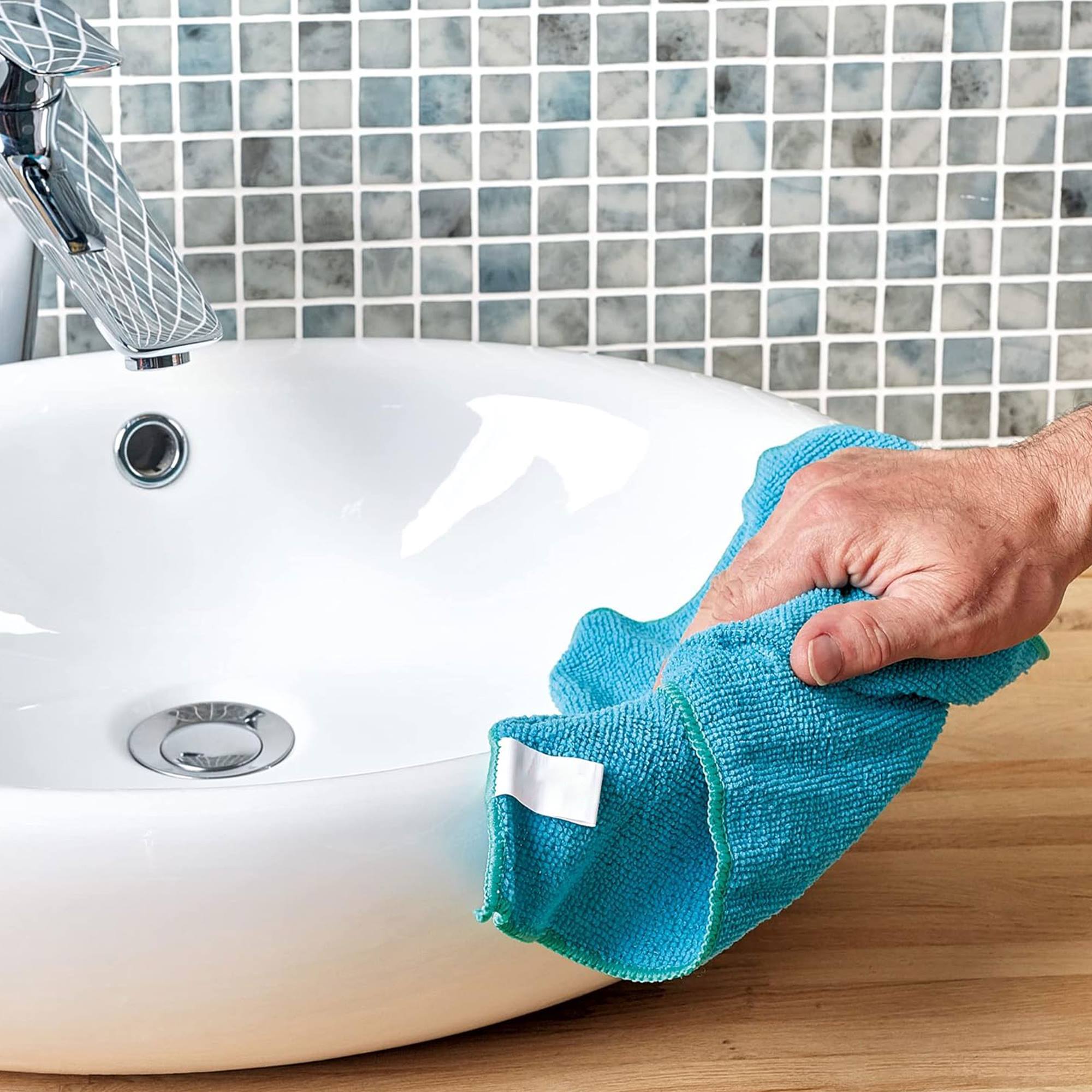 Well home botella de spray de 750ml con 3 paños de microfibra de 30x30cm