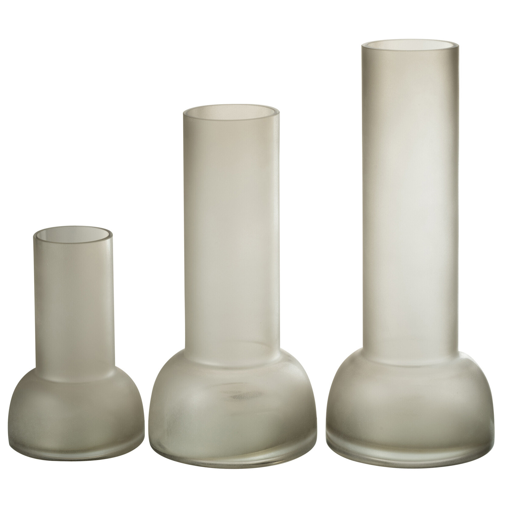 J-Line chandelier/vase Yara - verre - gris - large - 38 cm de hauteur