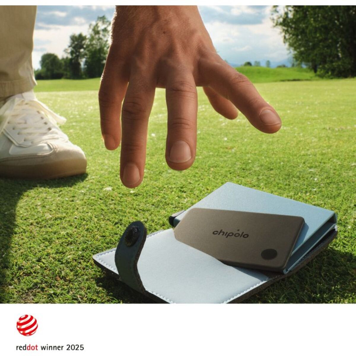 Tracker GPS CHIPOLO Carte rechargeable ss fil gris charbon