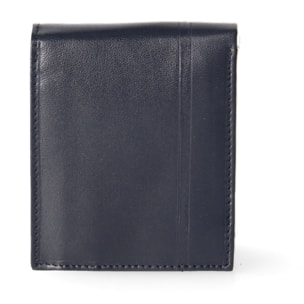Portafoglio uomo in vera pelle - Modello False - Casual - 10.5 x 9.0 x 2.0 cm