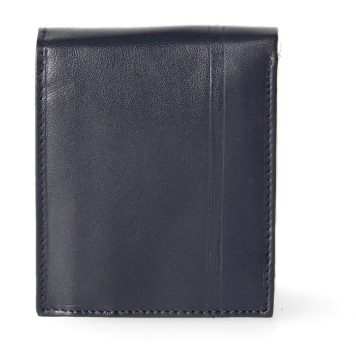 Portafoglio uomo in vera pelle - Modello False - Casual - 10.5 x 9.0 x 2.0 cm