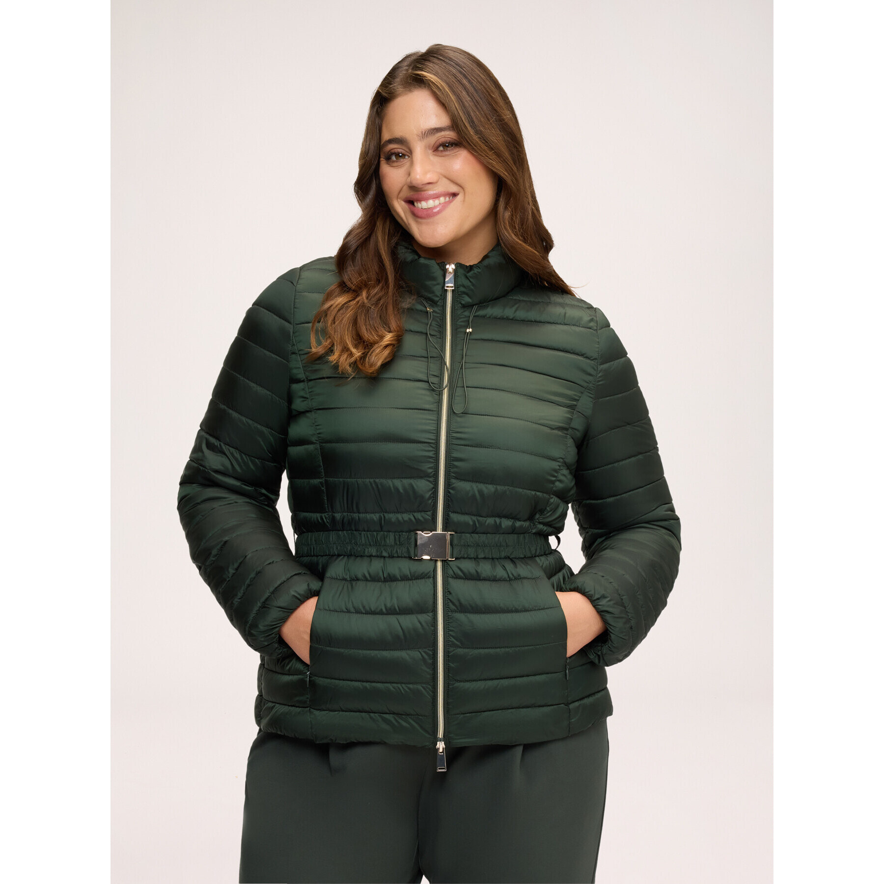 Fiorella Rubino - Chaqueta acolchada ligera con relleno de Sorona® Aura - Verde