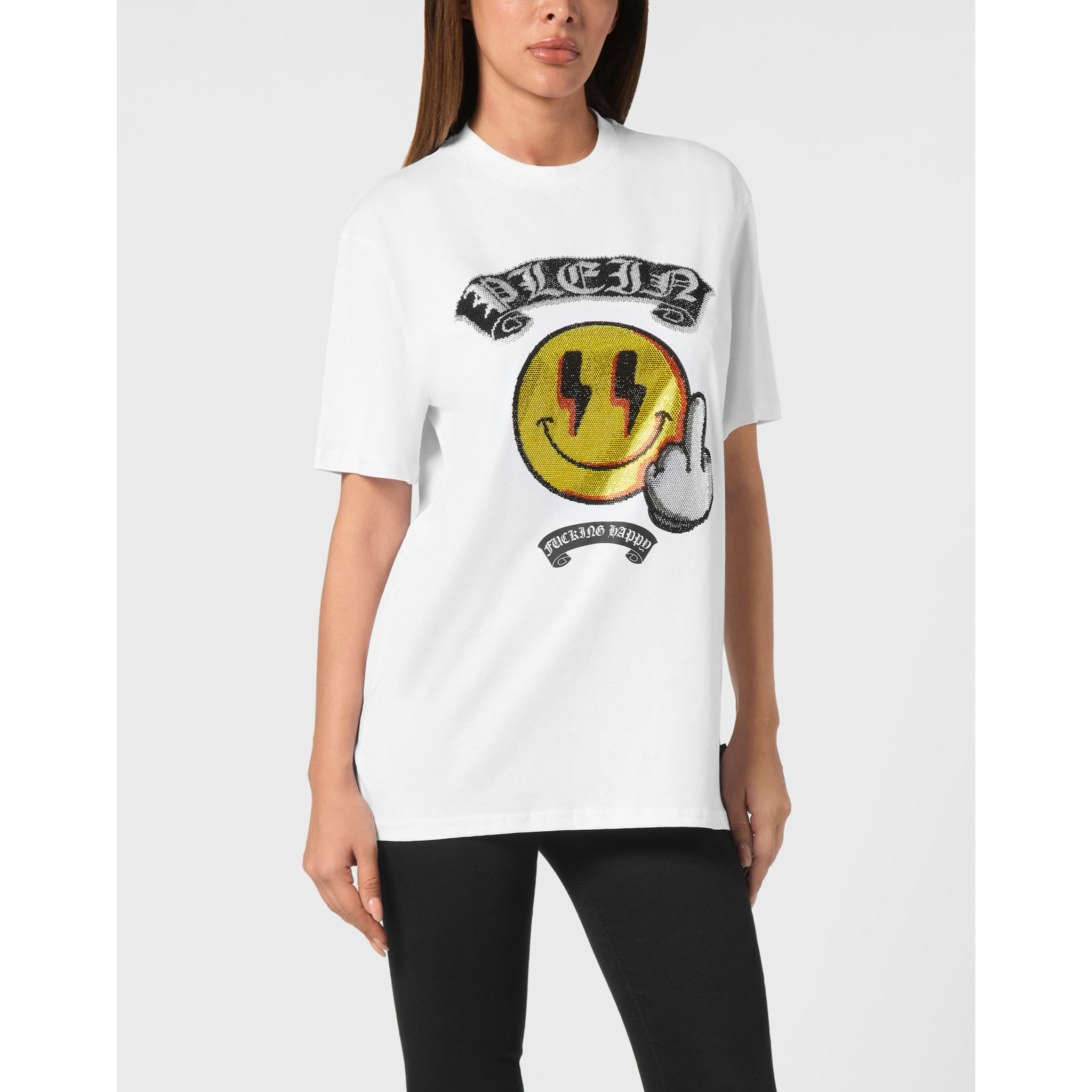 PHILIPP PLEIN T-Shirt Man Fit SMILE