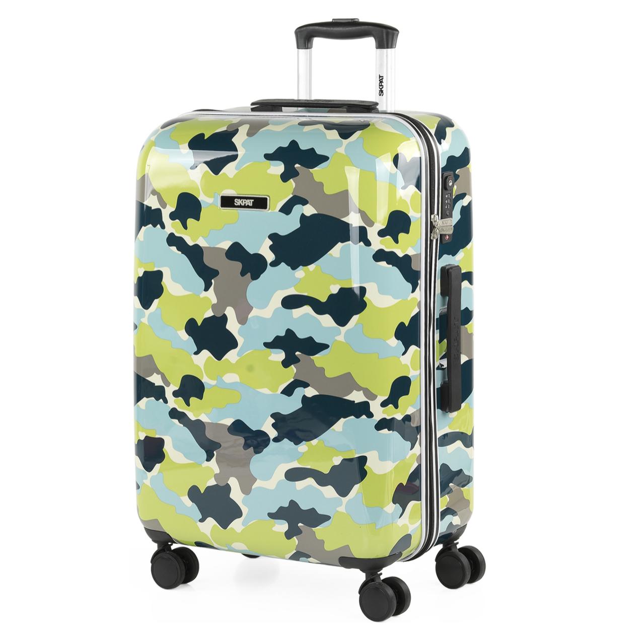 Maleta Pc Mediana Skpat Camo Azul