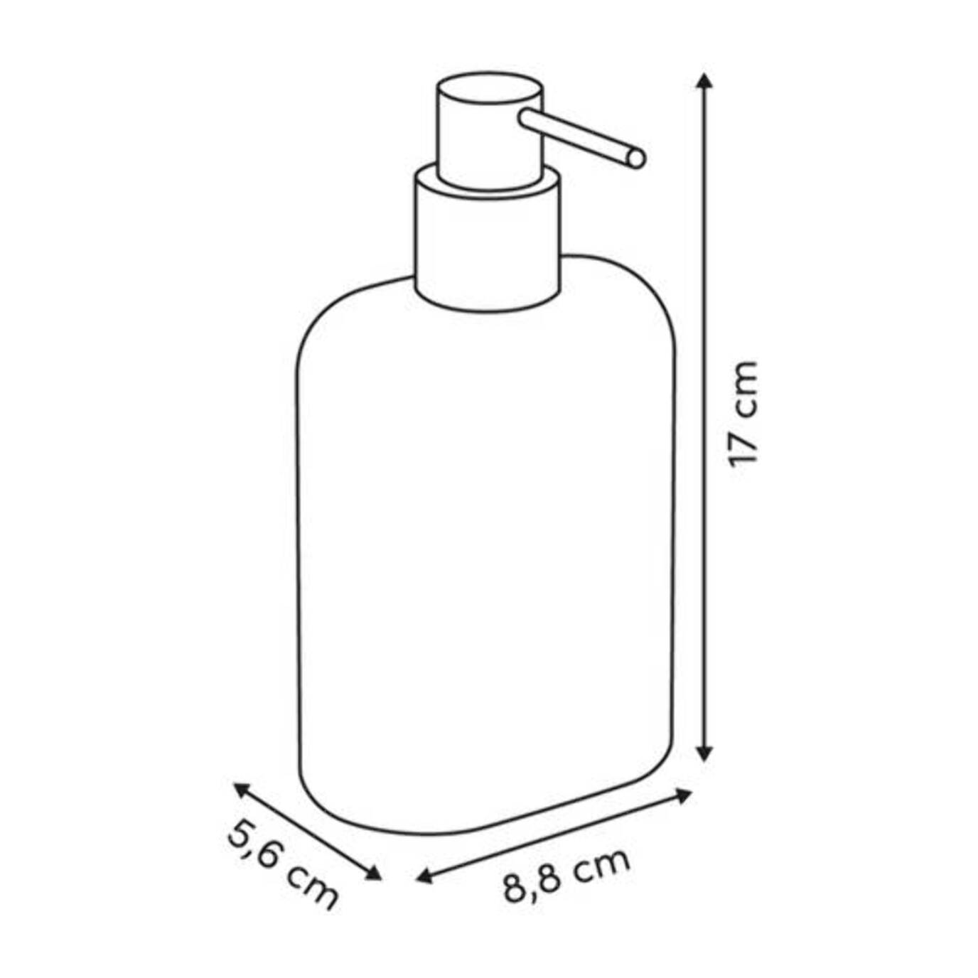 Distributeur de savon Argileo ovale 350ml beige