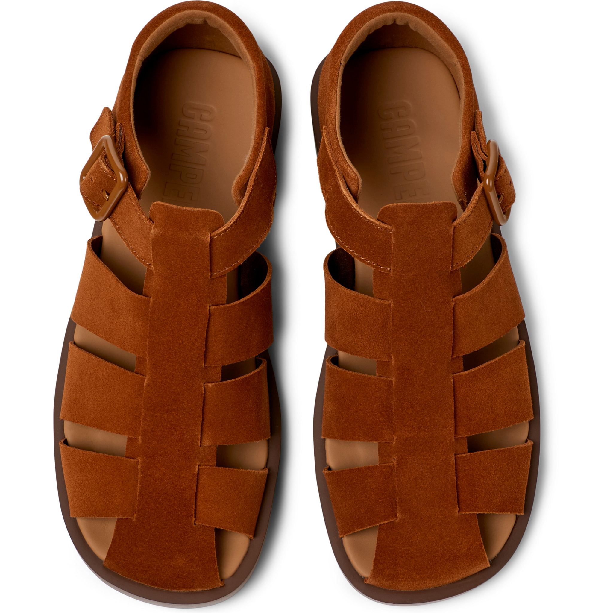 Sandalias - CAMPER Don - Marron - Piel de ante