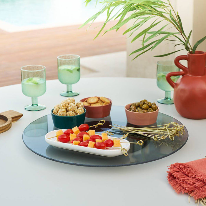 Plateau tournant en verre trempé D45 cm