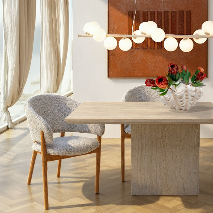 Chaise avec accoudoirs August Kare Design