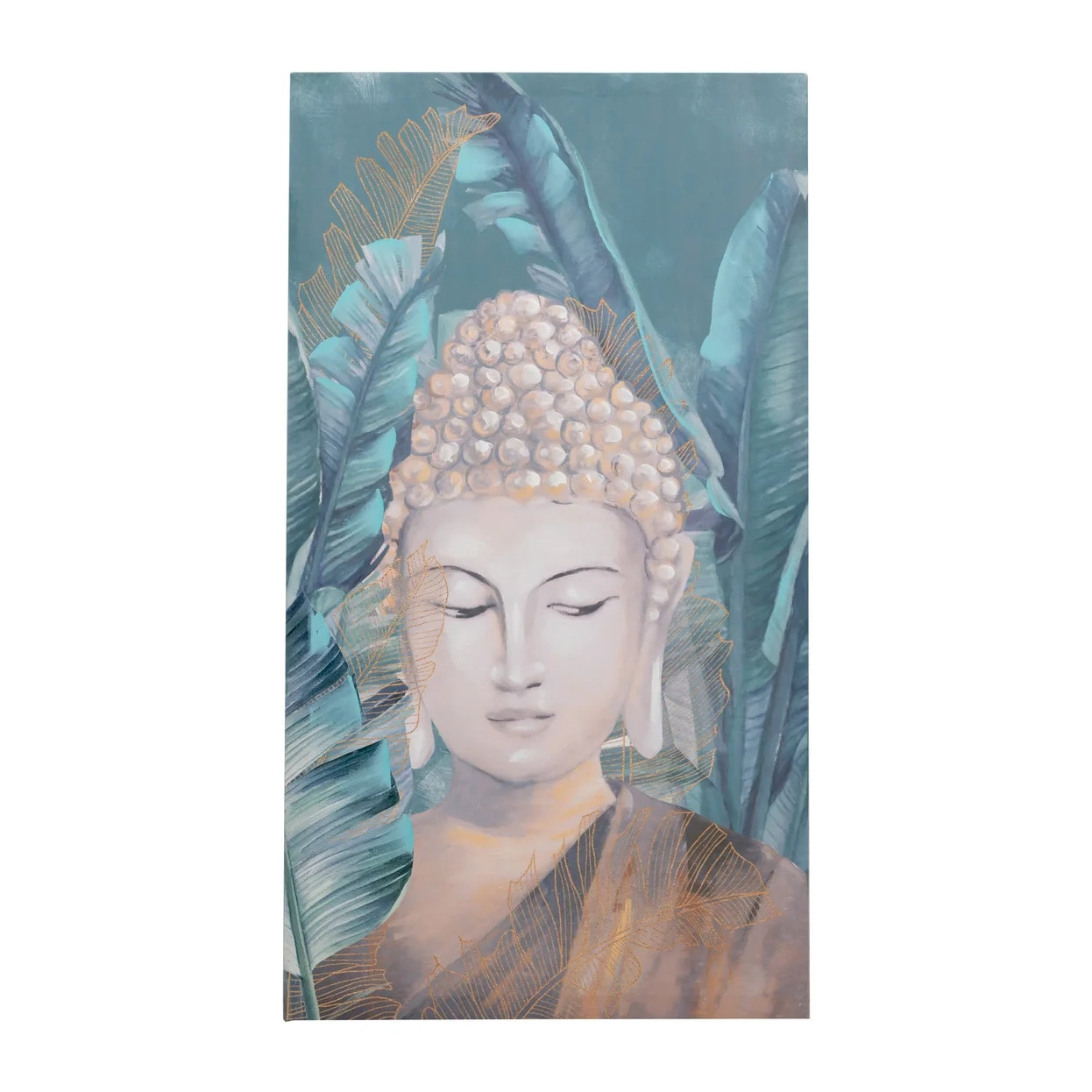 Set 2 Lienzos Budha 50x3x90 Cm