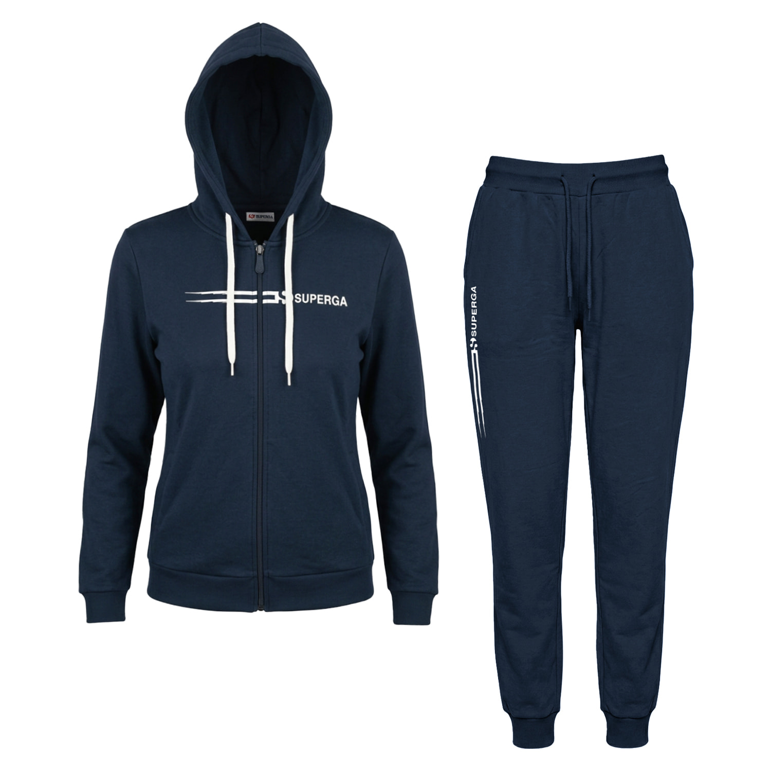 Tuta Donna SUPERGA Cotone Leggero Full Zip