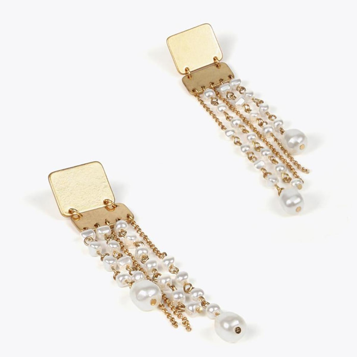 Orecchini cascata di perle