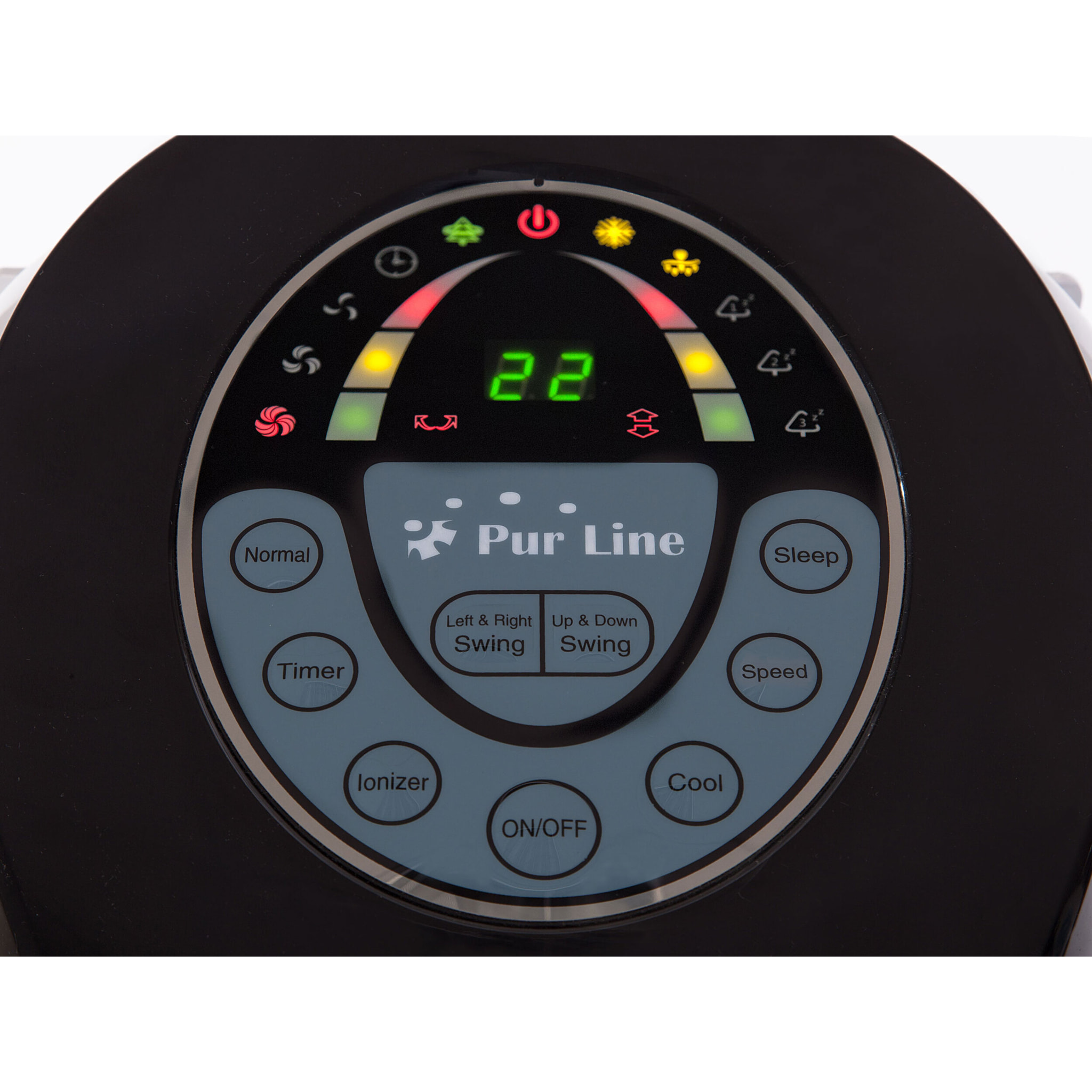 Rafraichisseur d'air par évaporation à débit élevé minuterie et 6 vitesses