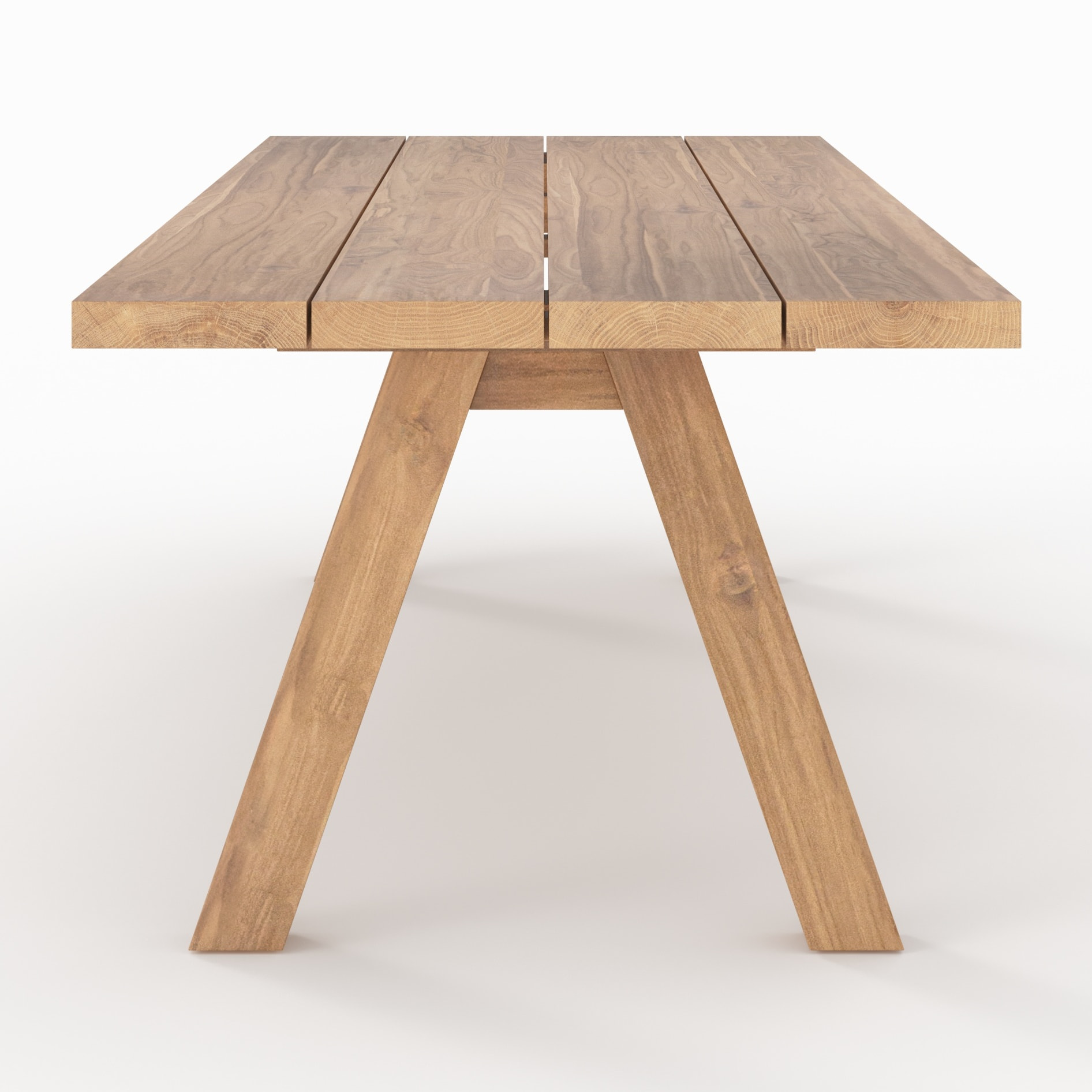 Table de jardin en bois de teck recyclé 10 personnes - Molo