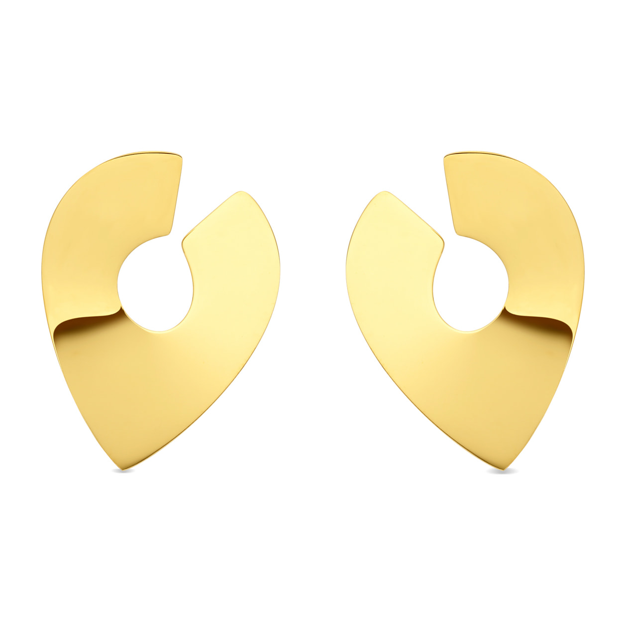 Pendientes Shanan acabado oro amarillo 18k