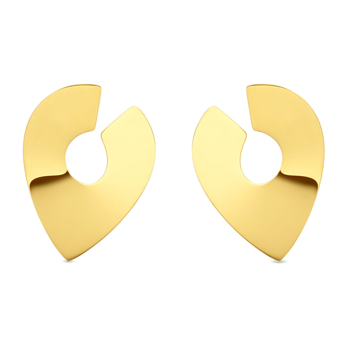 Pendientes Shanan acabado oro amarillo 18k