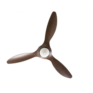 Ventilador de Techo ø132 cm con LED y Wifi Reversible Hypersilence HELIX WOOD KLASSFAN