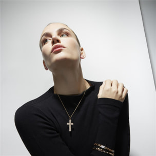 Pulsera con Circonita Brillante acabado oro 18k