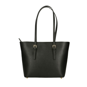 Borsa a spalla da donna - Modello Chantal - Vera pelle - 26.0 x 23.0 x 12.0 cm