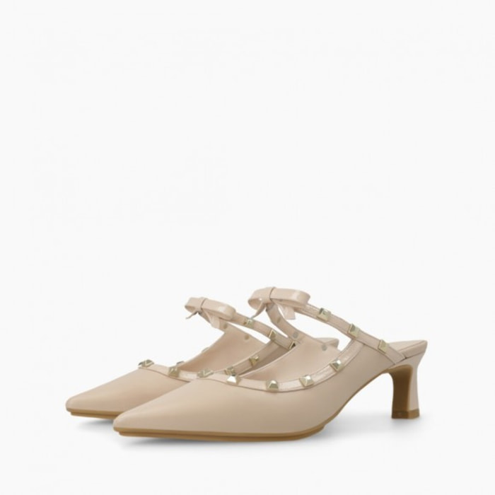 ZAPATOS DE SALÓN NUDE CHERIGA