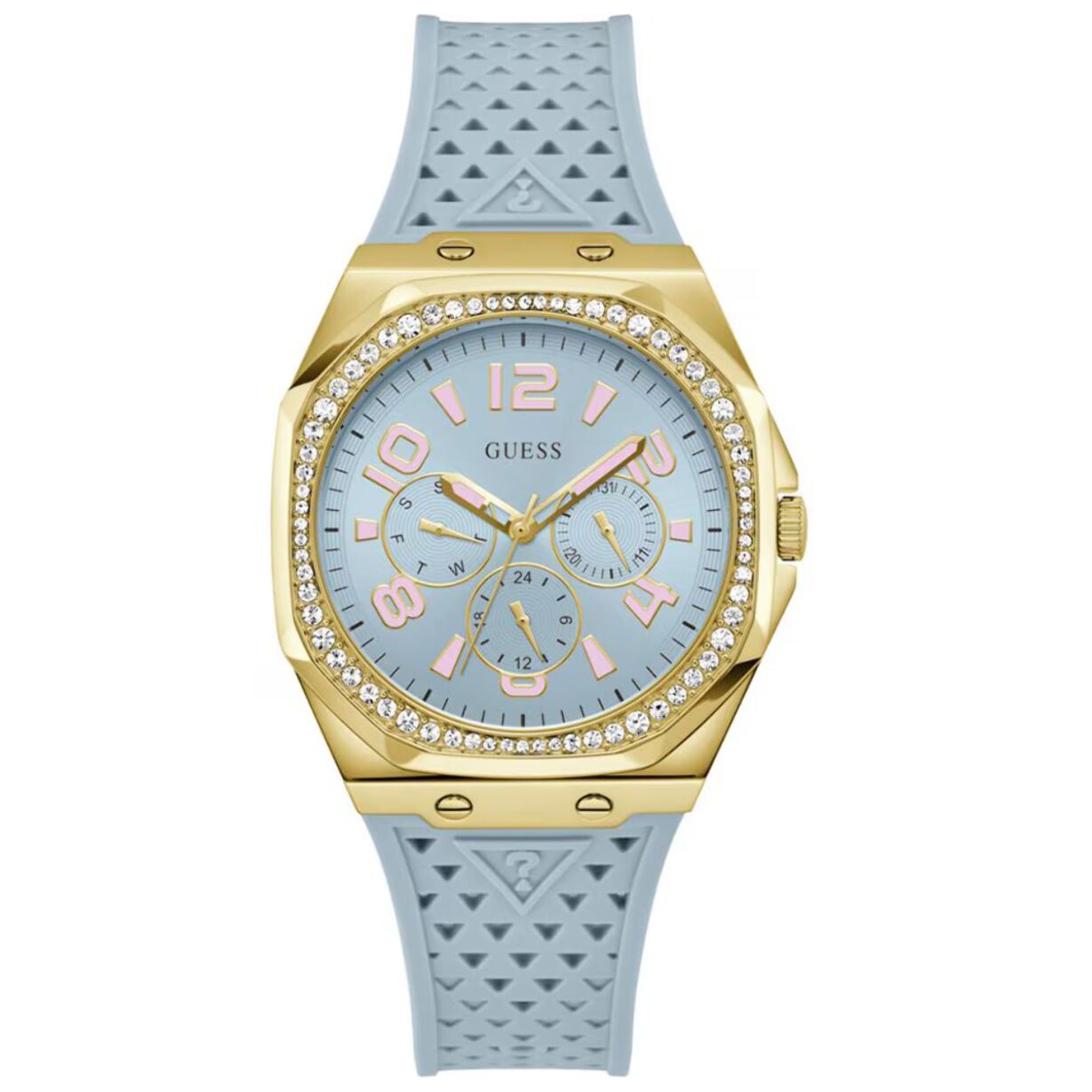 Reloj Guess GW0694L1 Mujer Analogico Cuarzo con Correa de Silicona