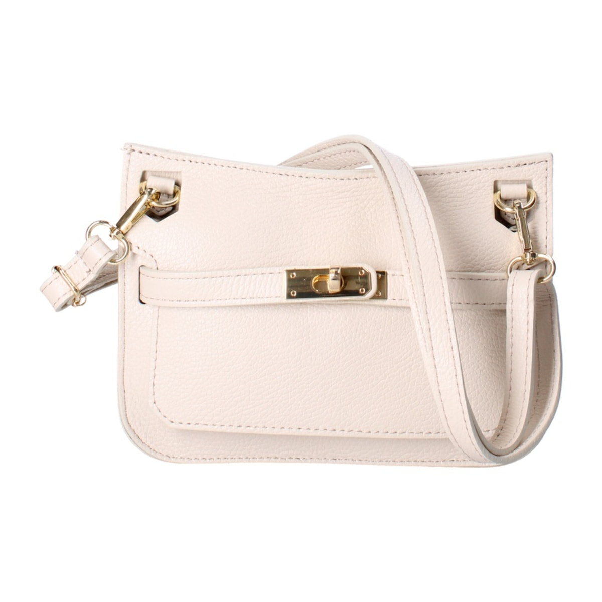 Borsa a tracolla da donna - Modello Katie - 100% vera pelle - 23.0 x 17.0 x 5.0 cm