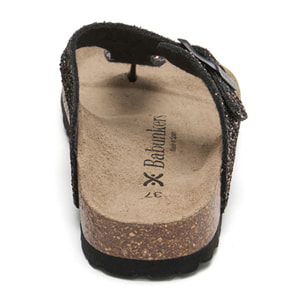 SANDALIA BABUNKERS NEGRO