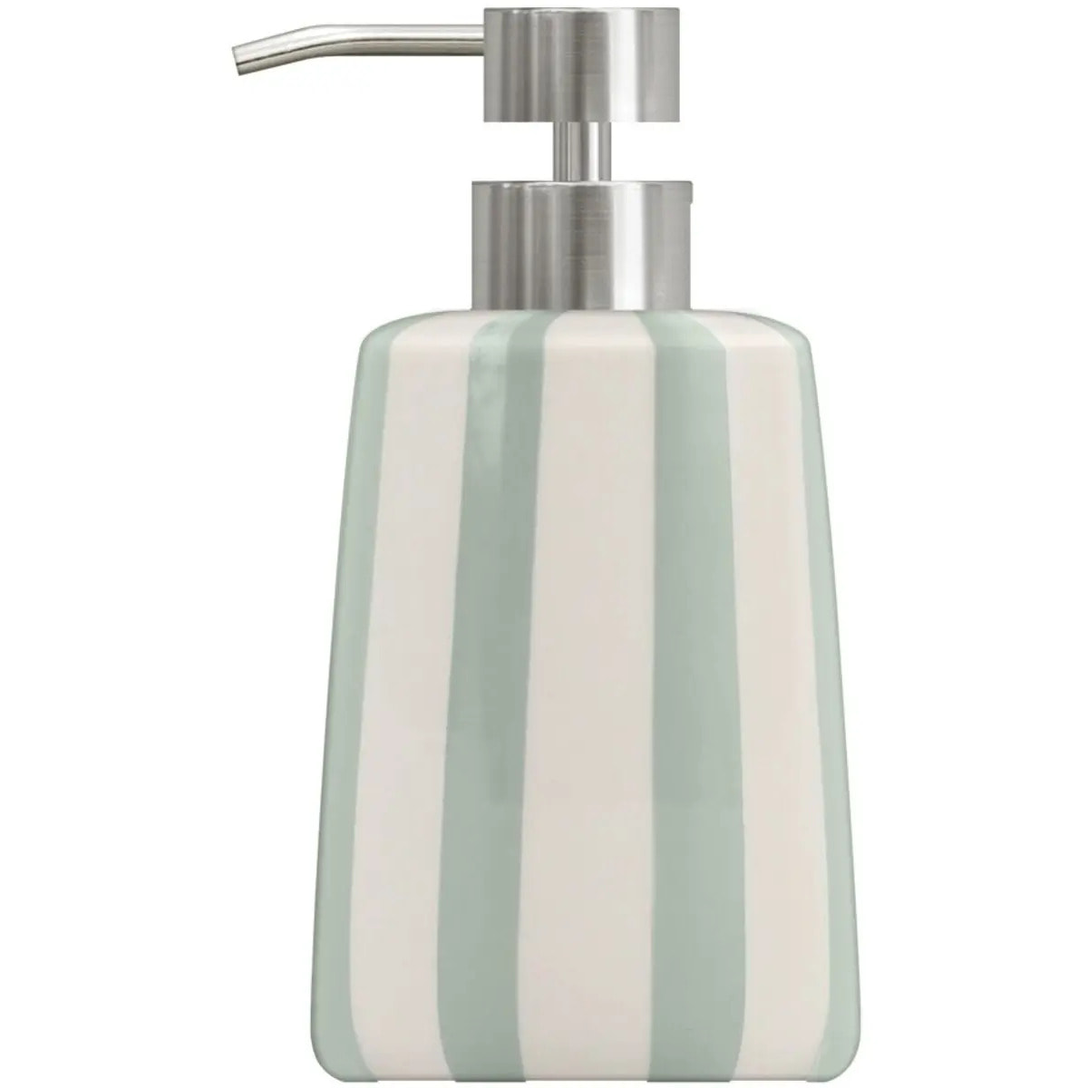 Distributeur de savon Strio à rayures vert céladon 400ml