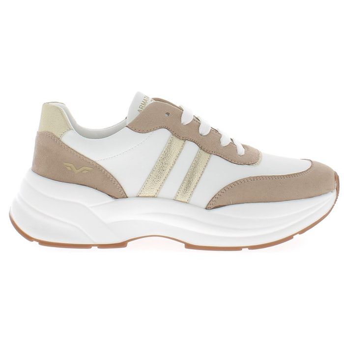 Armata di Mare Scarpe Donna Sneakers Casual con Soletta in Memory Foam AMD S51H44 White Gold