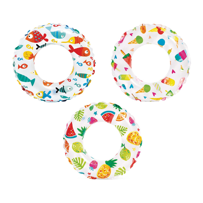 Intex Salvagente Fantasia, Colori Assortiti, 51 cm