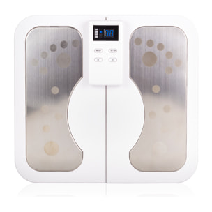 Massaggiatore per piedi per migliorare la circolazione sanguigna, con funzione di calore, pieghevole.