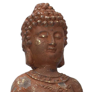 Buddha in resina bronzo cm13x12h51